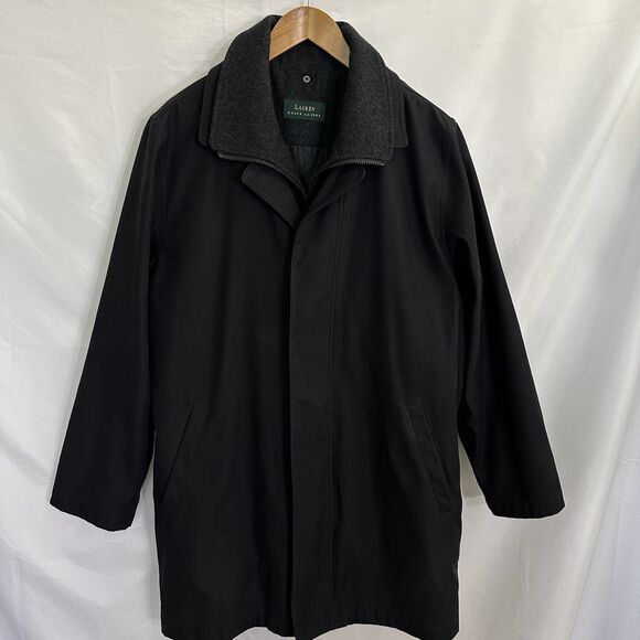 Lauren Ralph Lauren Men's XL Overcoat w/ Removable Insulated Wool Blend Lining - Picture 3 of 11